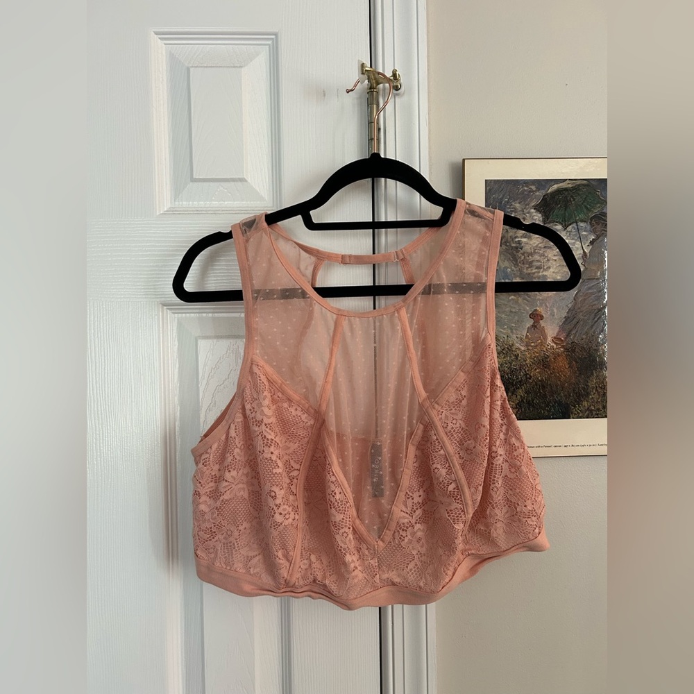 Torrid Peach Lace Bralette